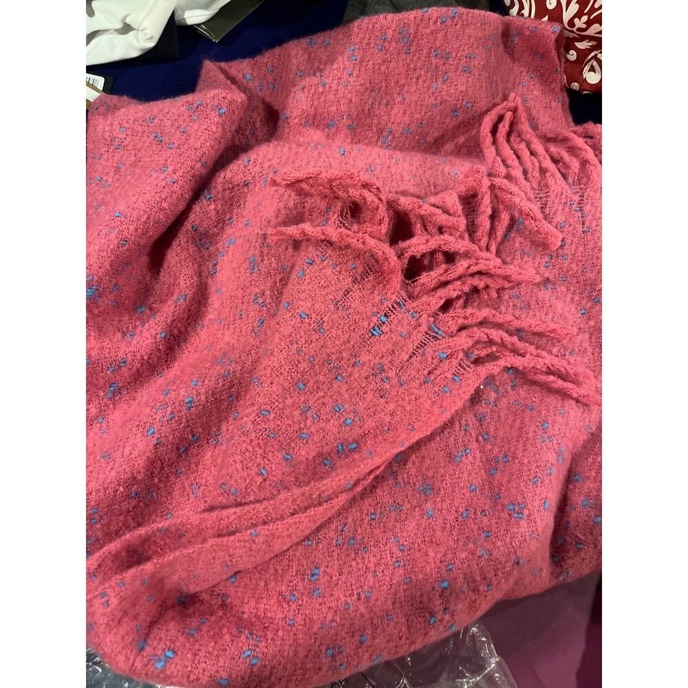 tahari flocked cozy convertible scarf blanket shawl